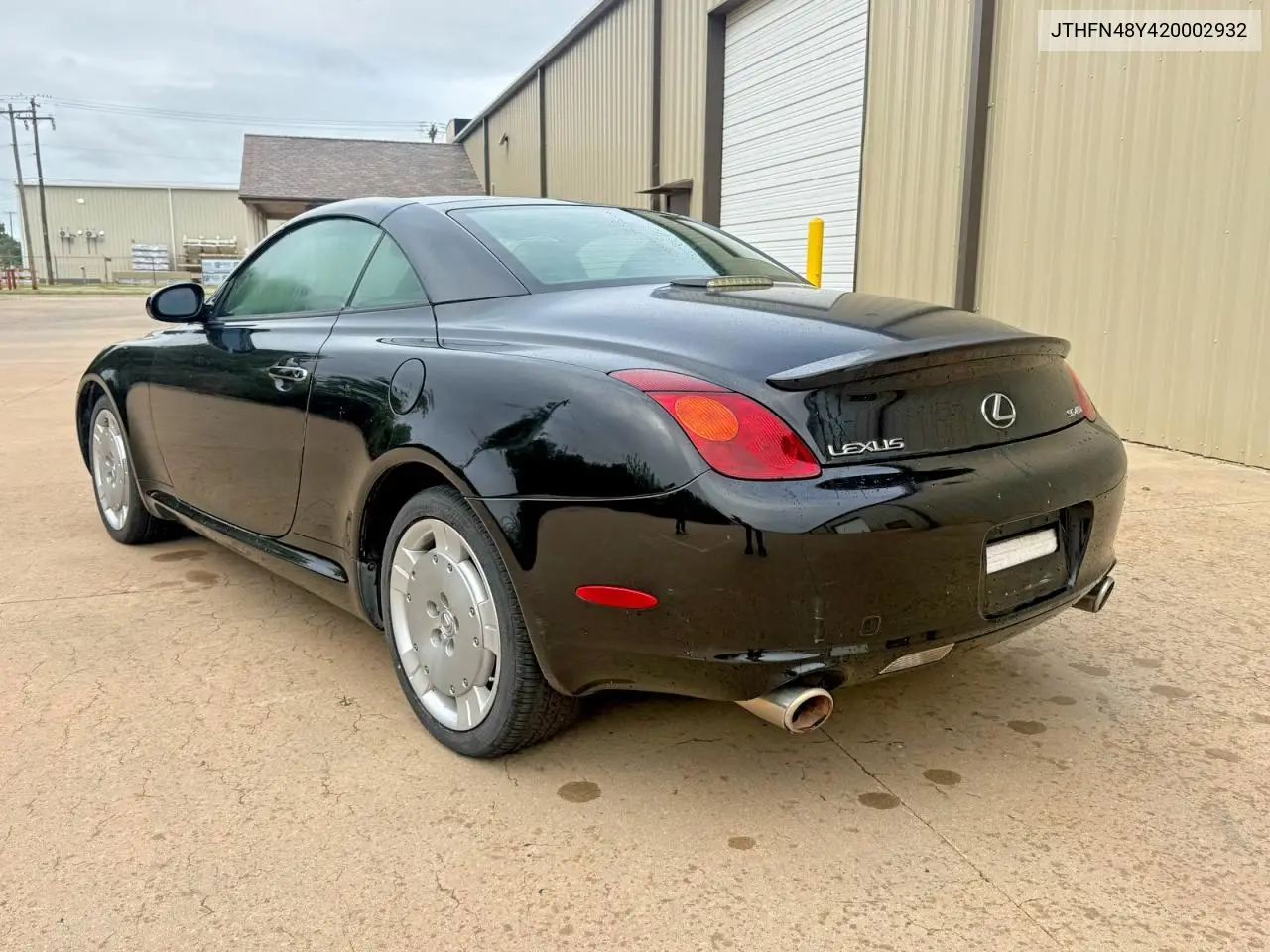 2002 LEXUS SC VIN JTHFN48Y420002932 — фото 3