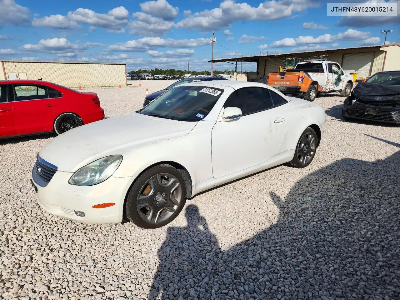 LEXUS SC 2002, VIN JTHFN48Y620015214