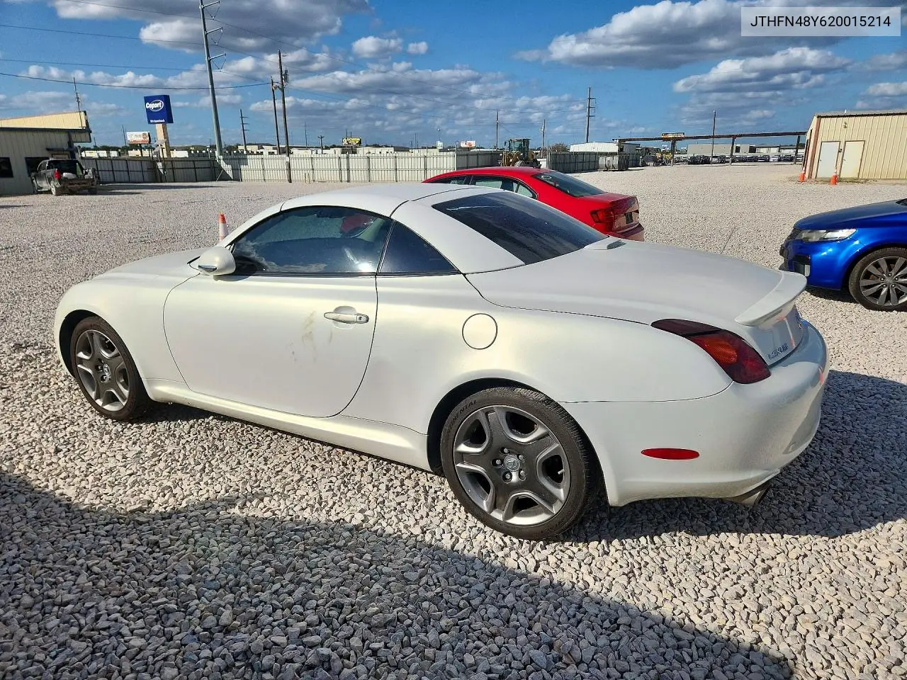 2002 LEXUS SC VIN JTHFN48Y620015214 — фото 2