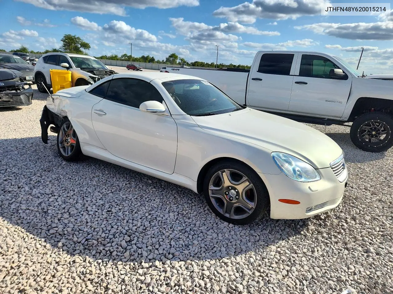 2002 LEXUS SC VIN JTHFN48Y620015214 — фото 4