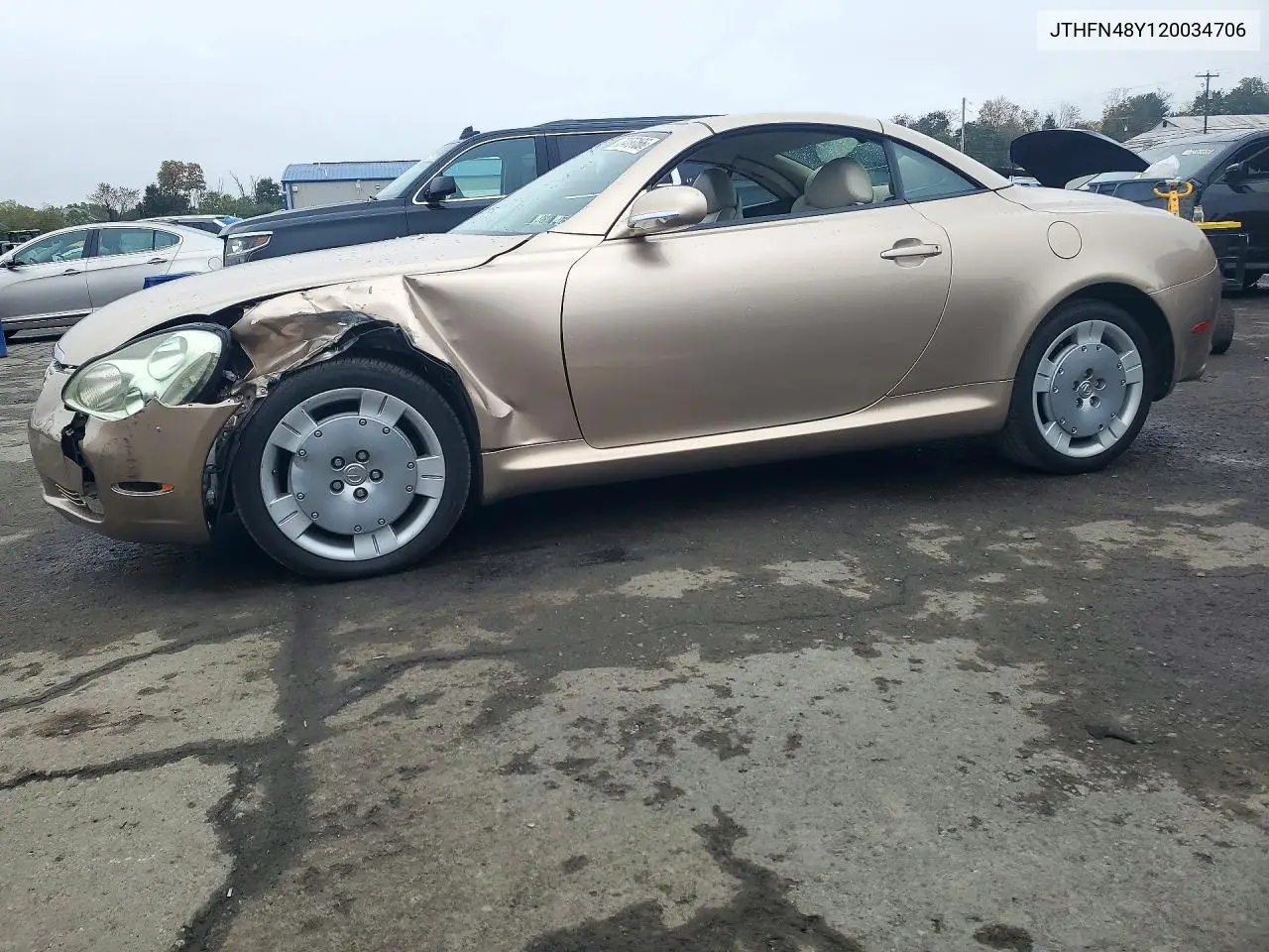 LEXUS SC 2002, VIN JTHFN48Y120034706
