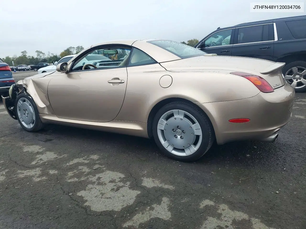 2002 LEXUS SC VIN JTHFN48Y120034706 — фото 2