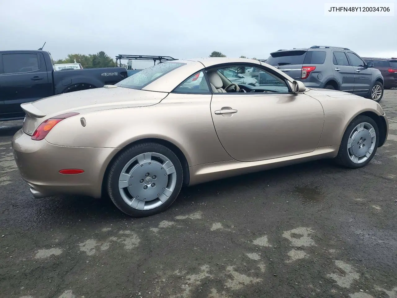 2002 LEXUS SC VIN JTHFN48Y120034706 — фото 3