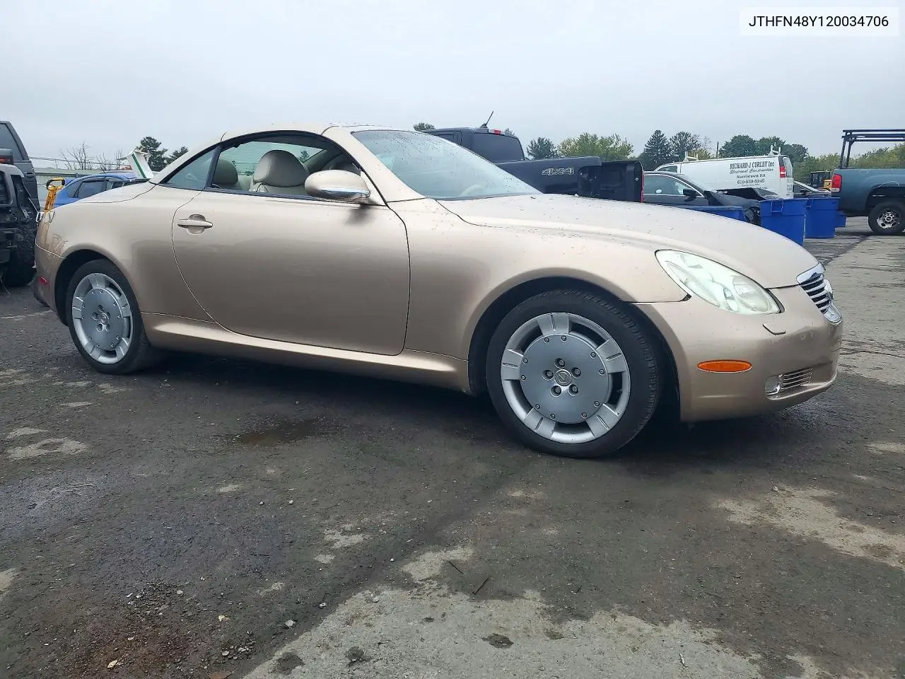 2002 LEXUS SC VIN JTHFN48Y120034706 — фото 4