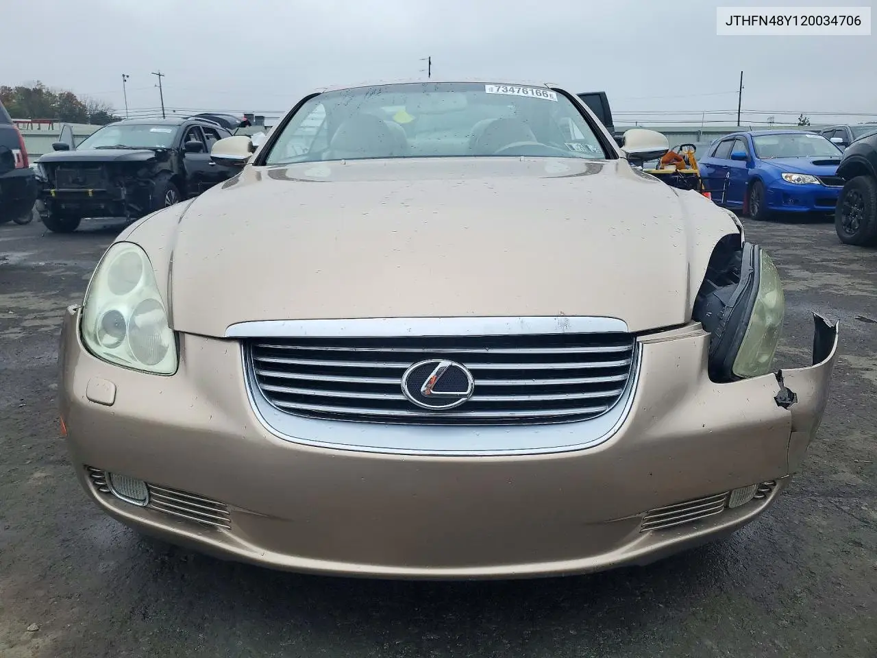 2002 LEXUS SC VIN JTHFN48Y120034706 — фото 5