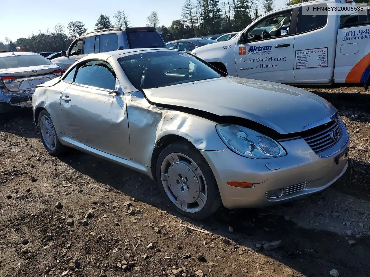 2002 LEXUS SC VIN JTHFN48Y320006535 — фото 4