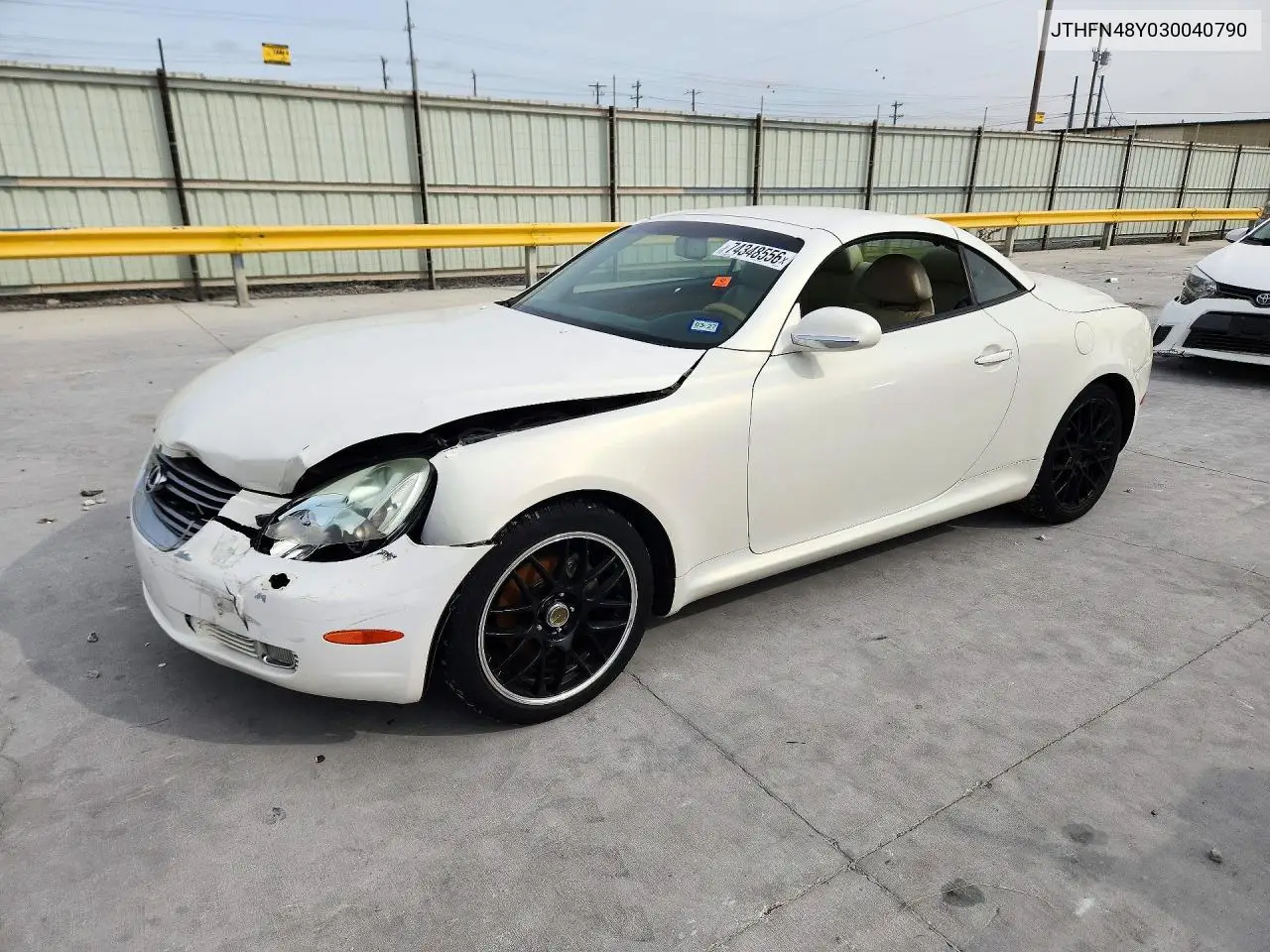 LEXUS SC 2003, VIN JTHFN48Y030040790