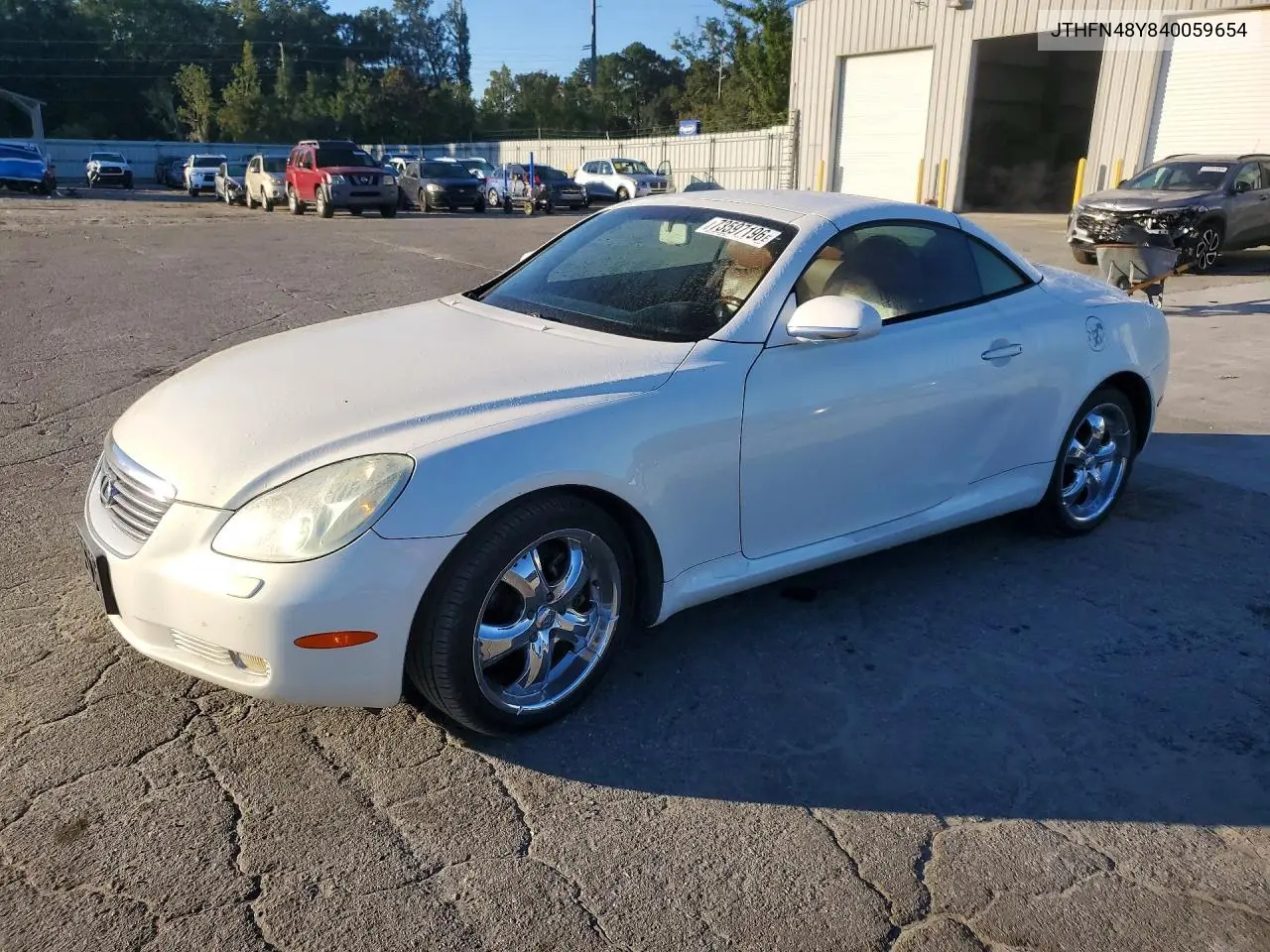 LEXUS SC 2004, VIN JTHFN48Y840059654