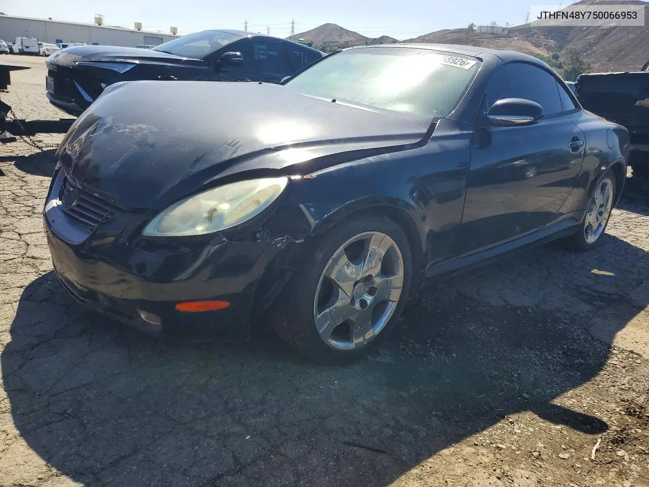 LEXUS SC 2005, VIN JTHFN48Y750066953