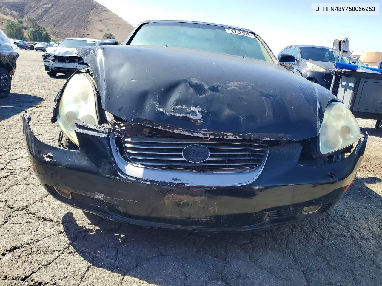 2005 LEXUS SC VIN JTHFN48Y750066953 — фото 5