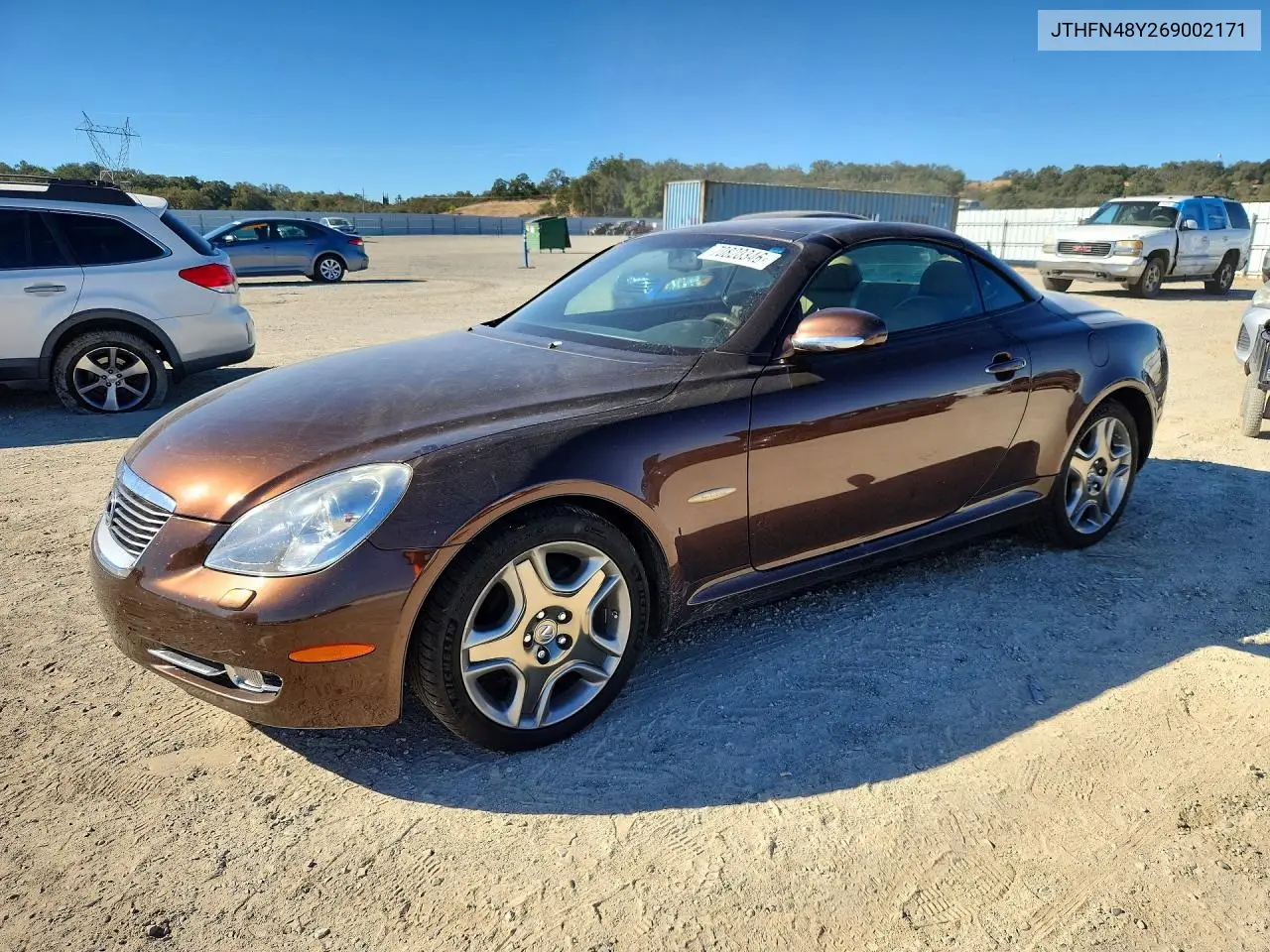 LEXUS SC 2006, VIN JTHFN48Y269002171