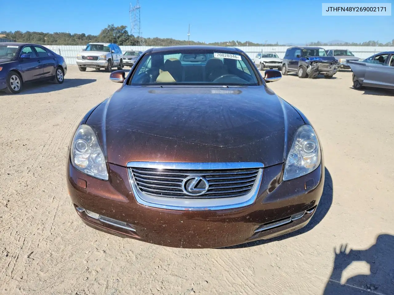 2006 LEXUS SC VIN JTHFN48Y269002171 — фото 5