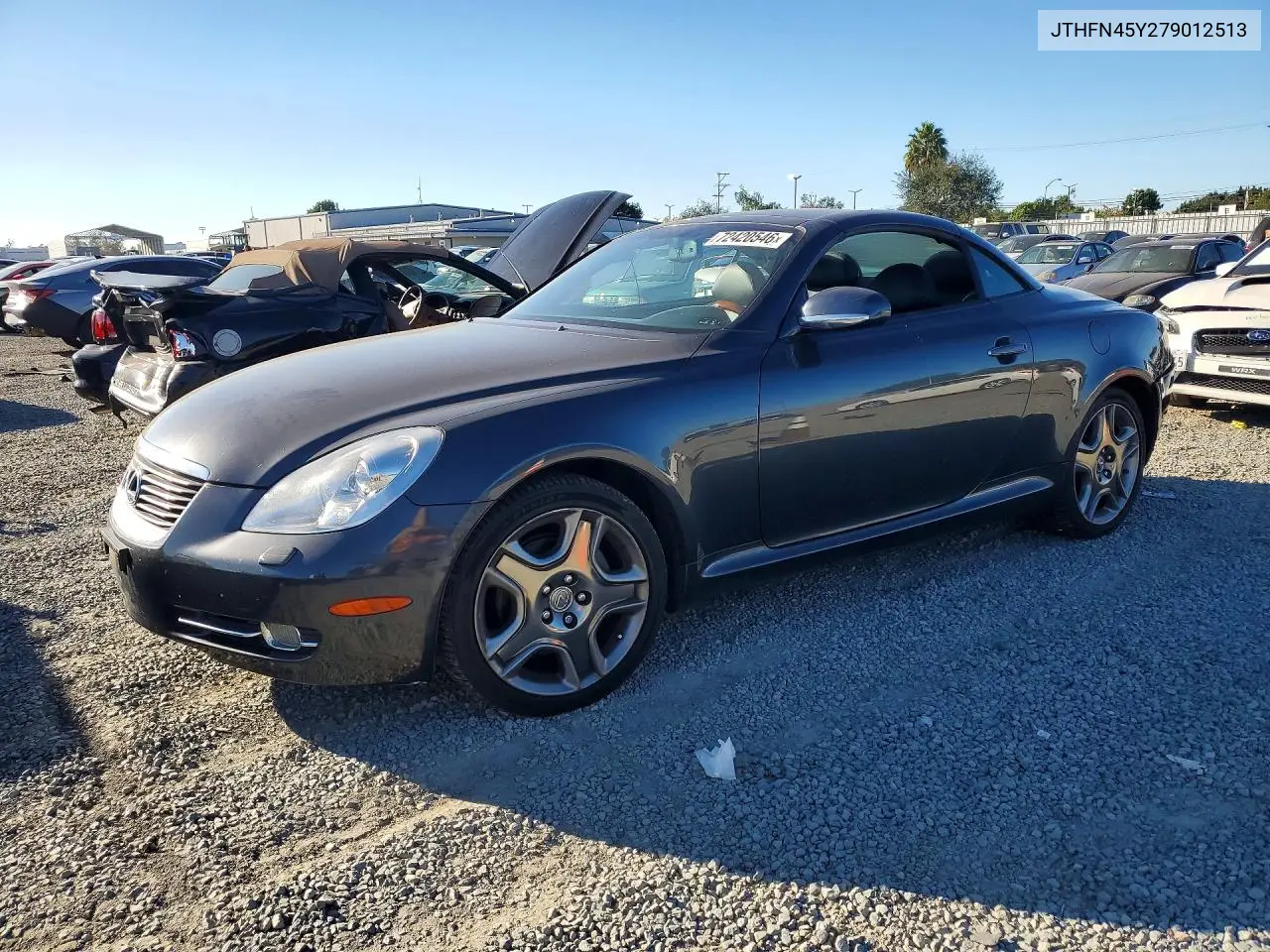 2007 LEXUS SC VIN JTHFN45Y279012513 — фото 2