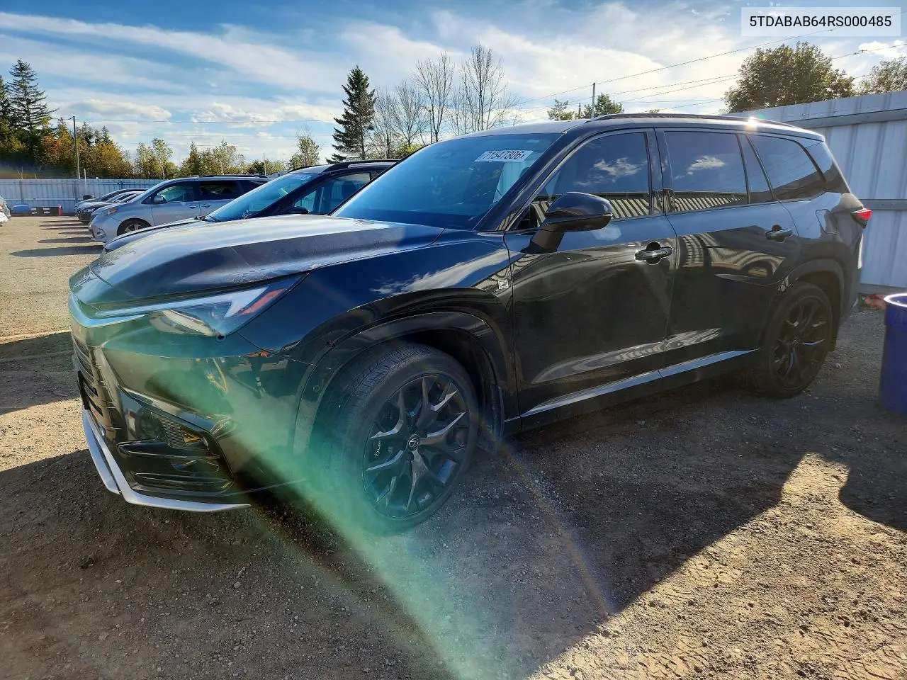 LEXUS TX 2024, VIN 5TDABAB64RS000485