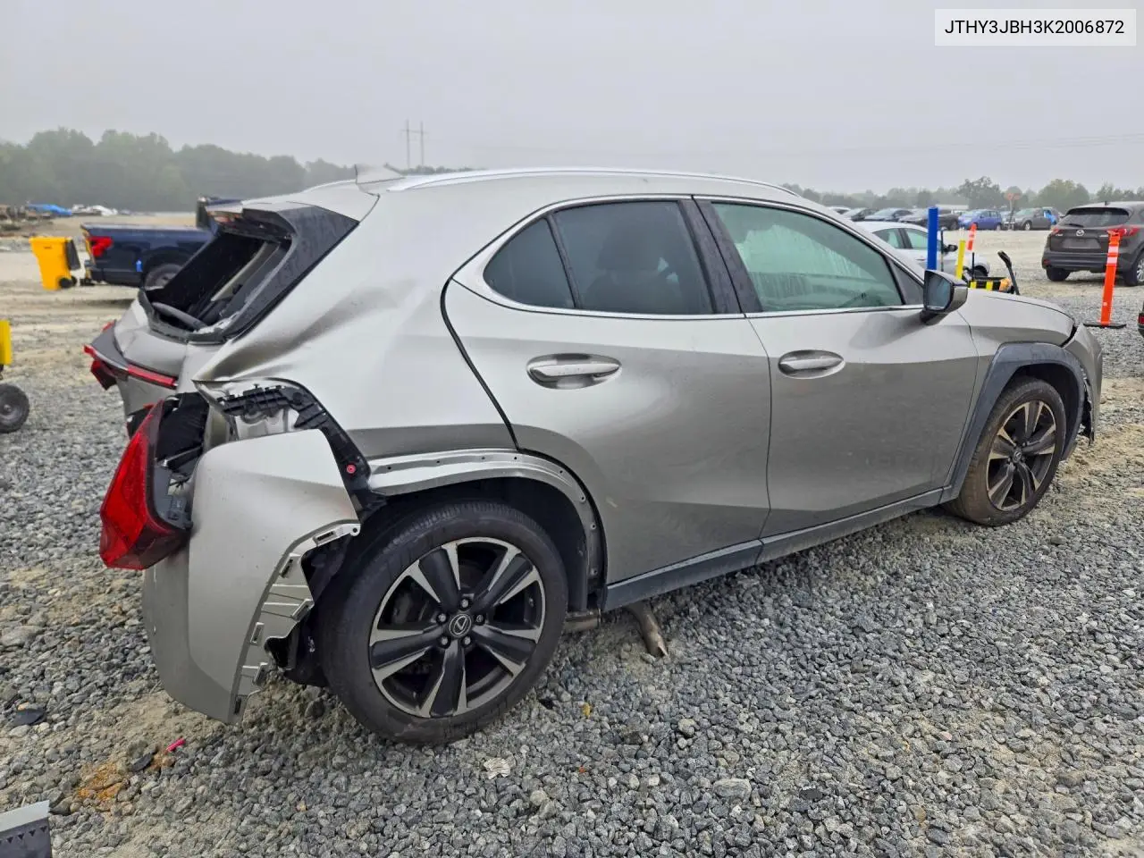 2019 LEXUS UX VIN JTHY3JBH3K2006872 — фото 3