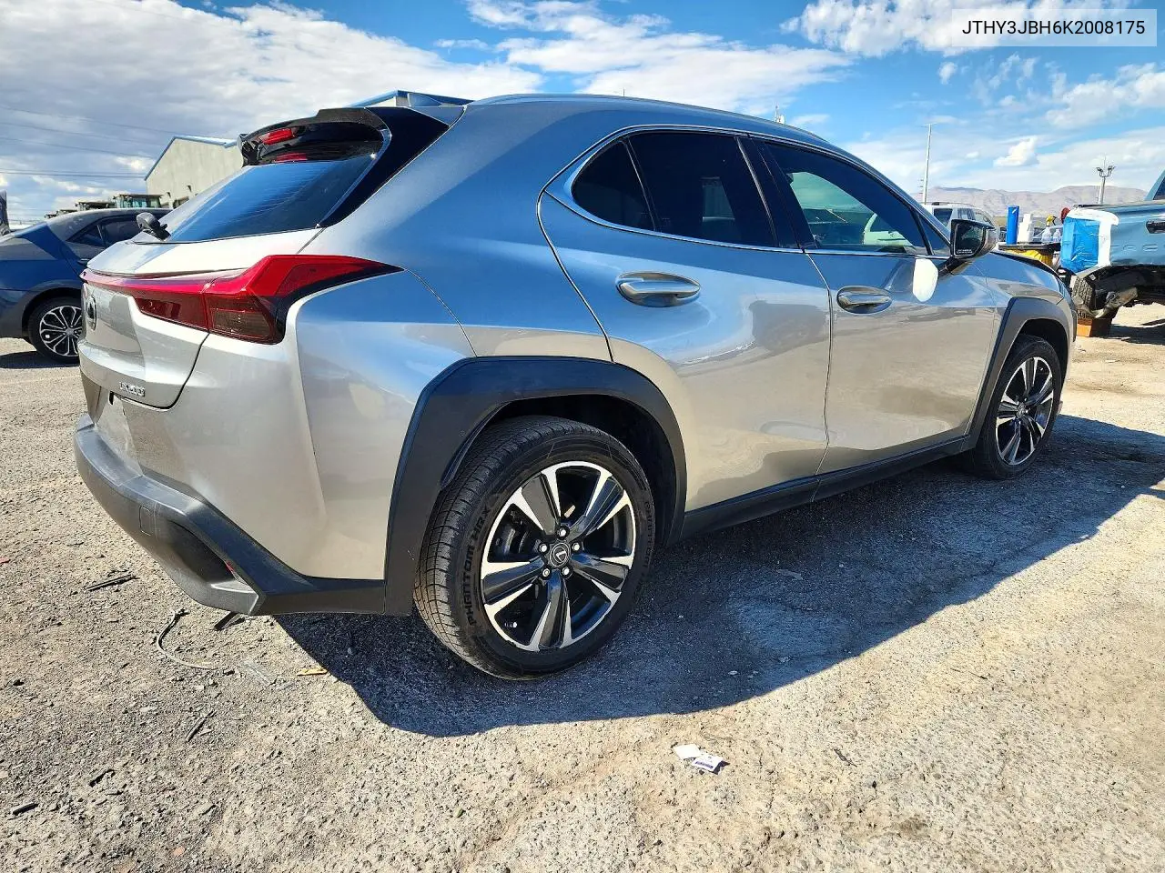 2019 LEXUS UX VIN JTHY3JBH6K2008175 — фото 3