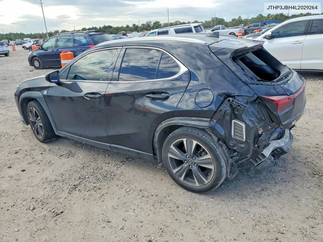2020 LEXUS UX VIN JTHP3JBH4L2029264 — фото 2