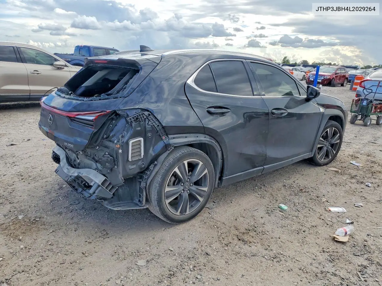 2020 LEXUS UX VIN JTHP3JBH4L2029264 — фото 3