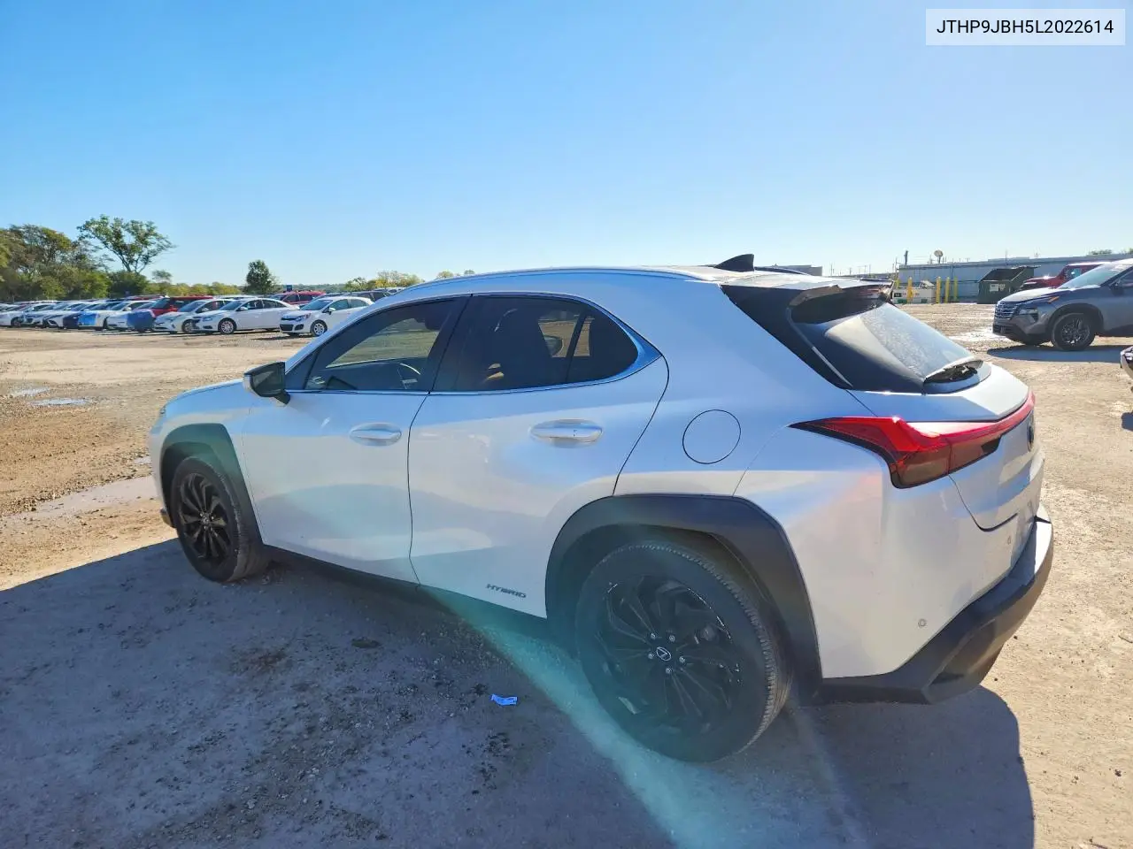 2020 LEXUS UX VIN JTHP9JBH5L2022614 — фото 2
