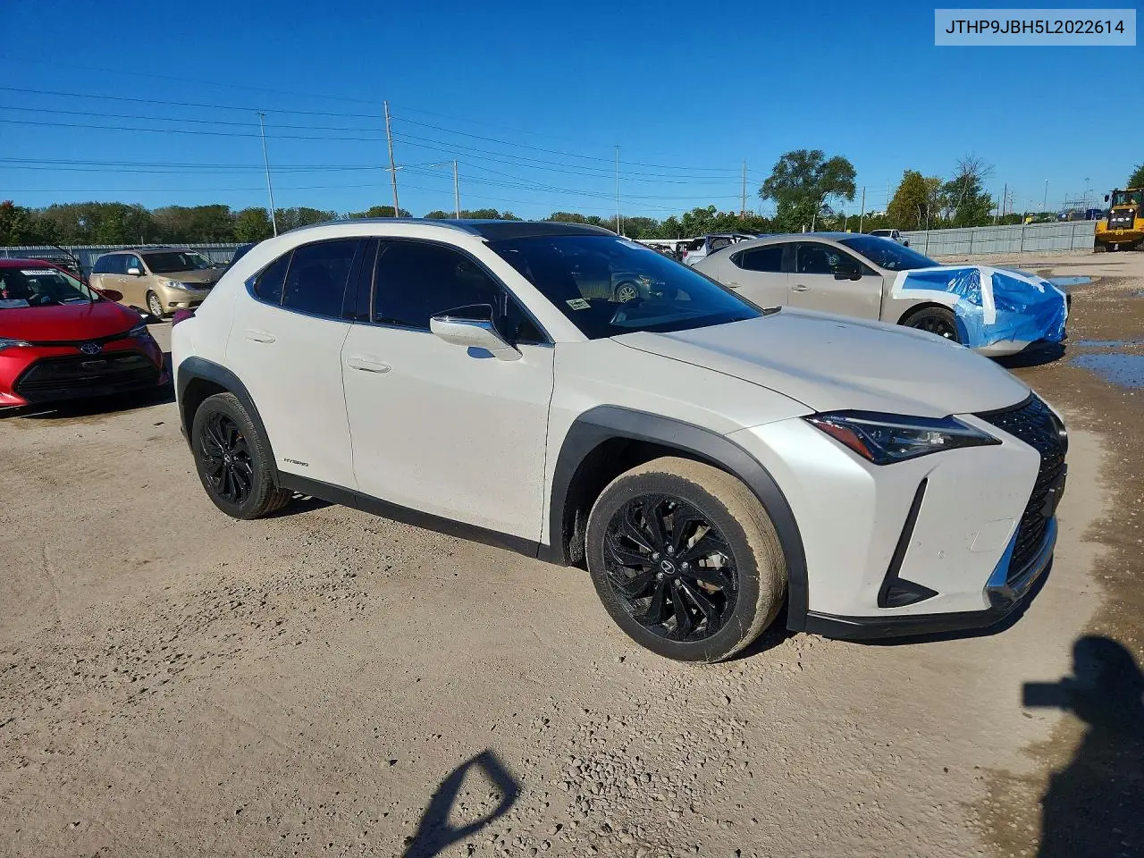 2020 LEXUS UX VIN JTHP9JBH5L2022614 — фото 4