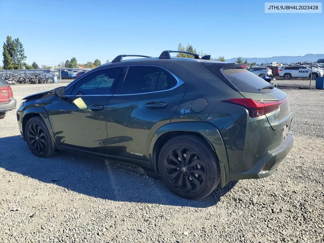 2020 LEXUS UX VIN JTHL9JBH4L2023428 — фото 2