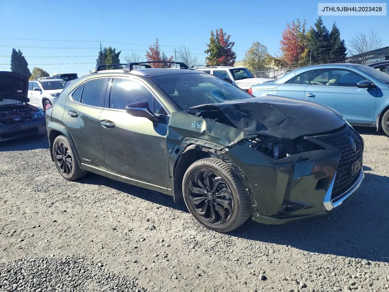 2020 LEXUS UX VIN JTHL9JBH4L2023428 — фото 4