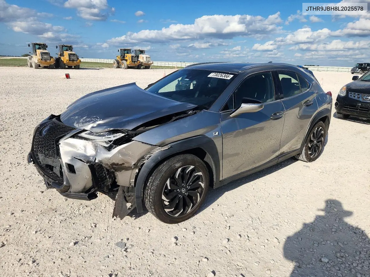 LEXUS UX 2020, VIN JTHR9JBH8L2025578