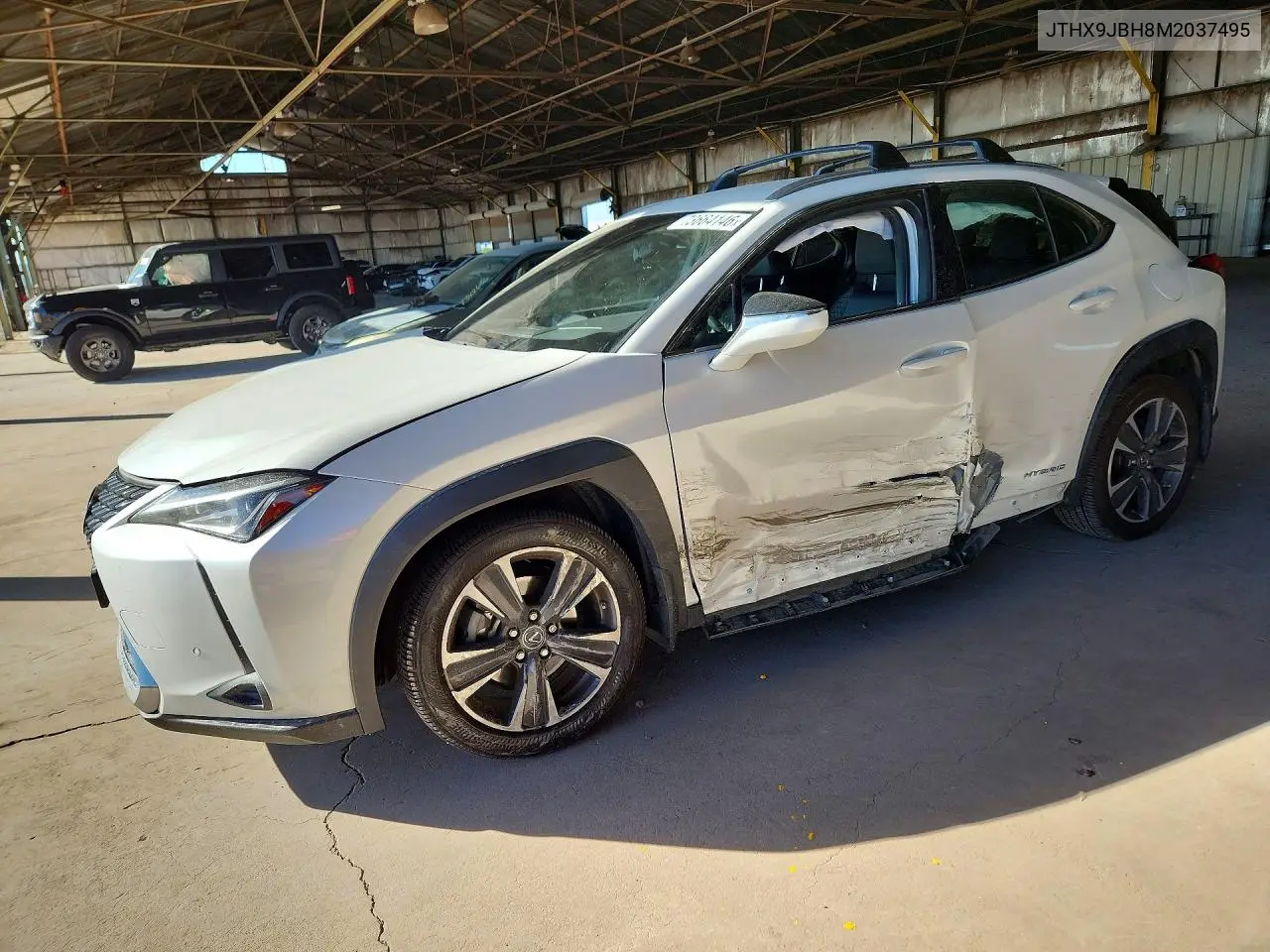 LEXUS UX 2021, VIN JTHX9JBH8M2037495