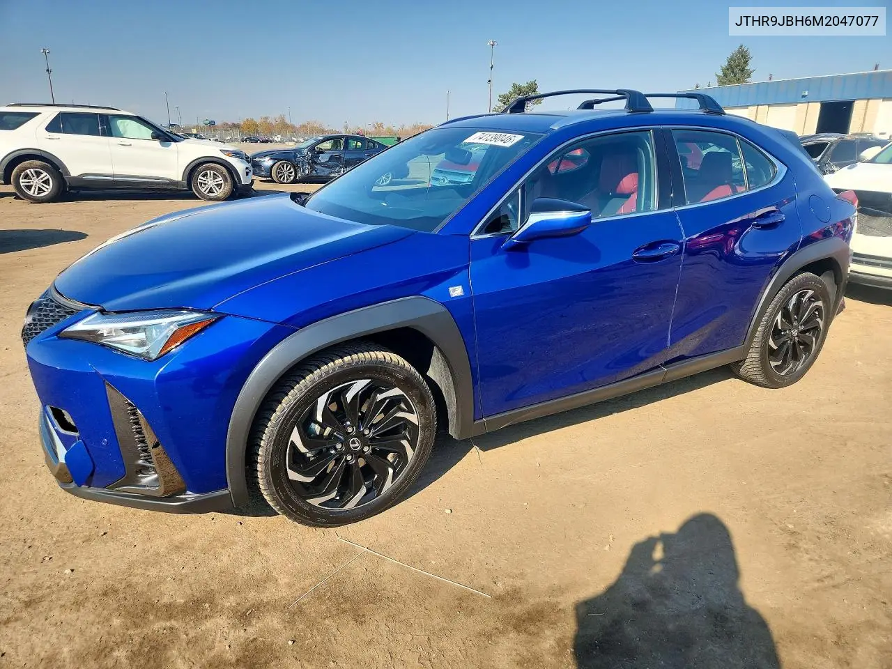 LEXUS UX 2021, VIN JTHR9JBH6M2047077