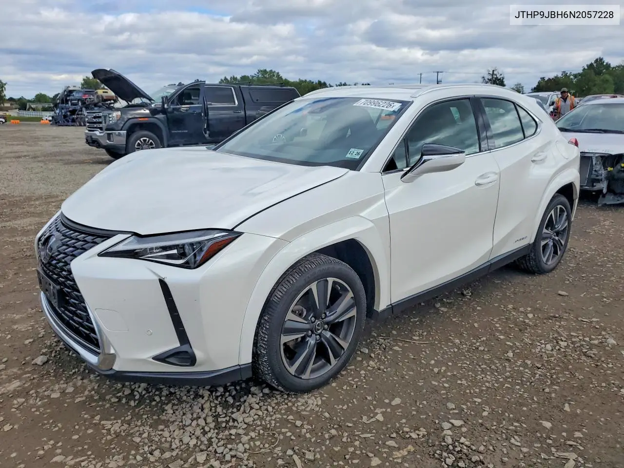 LEXUS UX 2022, VIN JTHP9JBH6N2057228