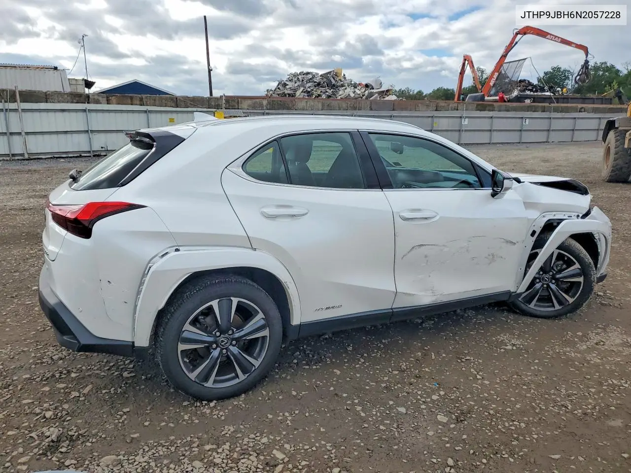 2022 LEXUS UX VIN JTHP9JBH6N2057228 — фото 3