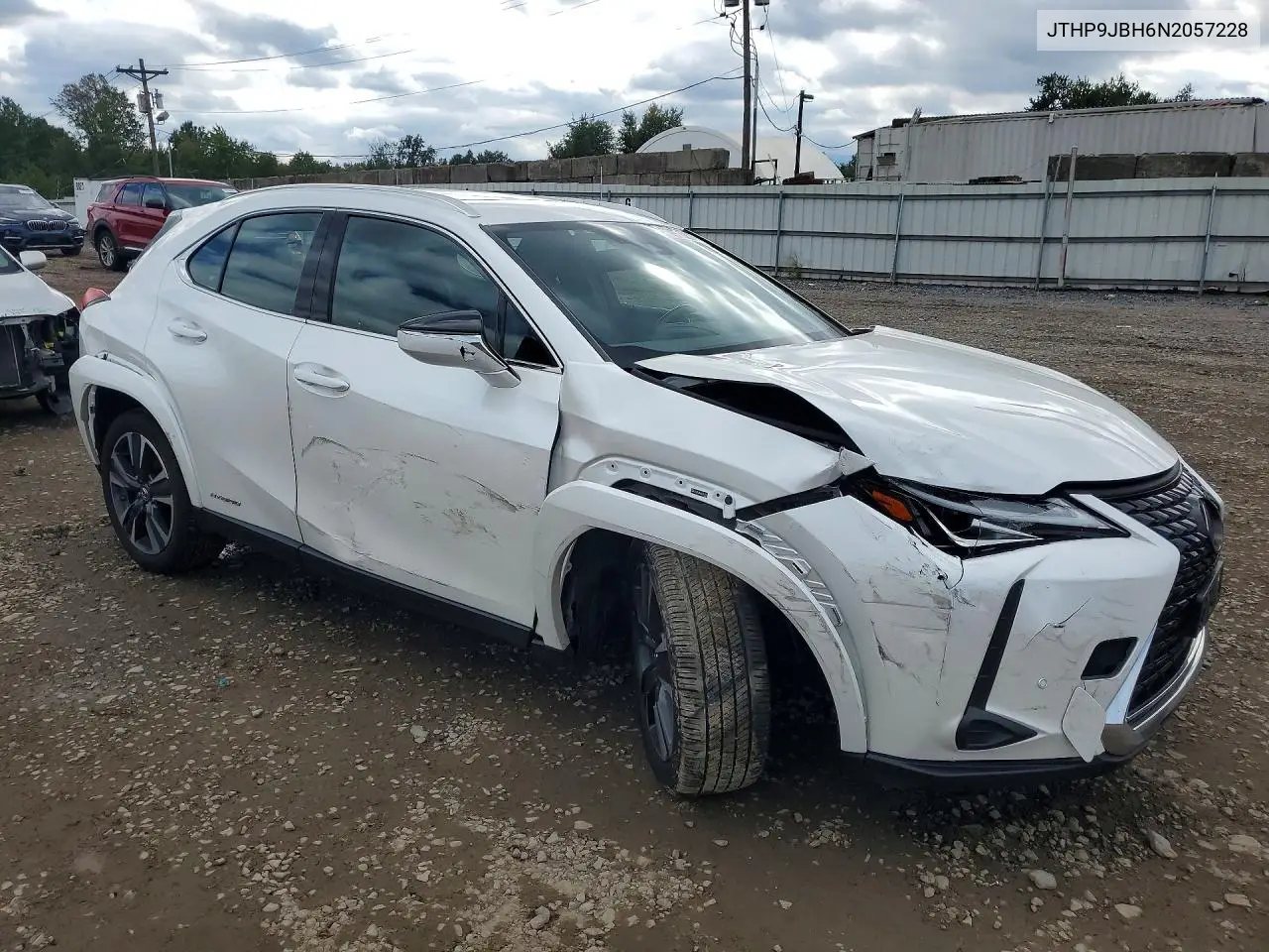 2022 LEXUS UX VIN JTHP9JBH6N2057228 — фото 4