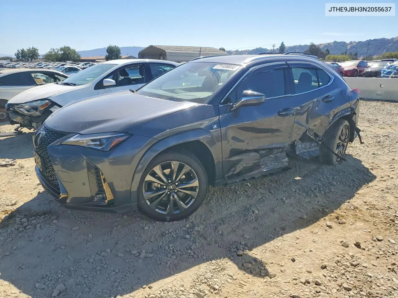 LEXUS UX 2022, VIN JTHE9JBH3N2055637