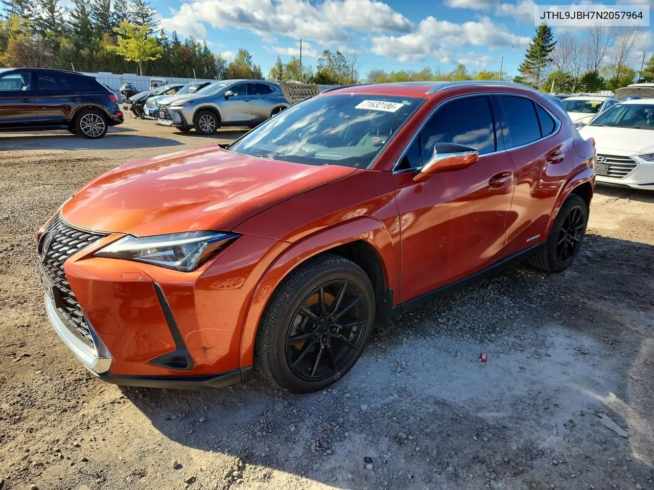 LEXUS UX 2022, VIN JTHL9JBH7N2057964