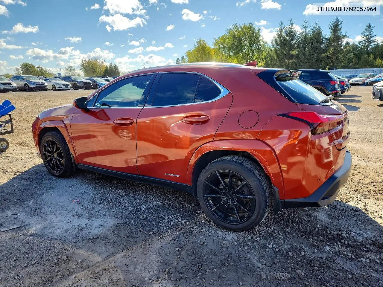2022 LEXUS UX VIN JTHL9JBH7N2057964 — фото 2