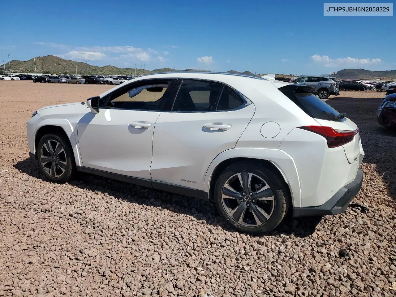 2022 LEXUS UX VIN JTHP9JBH6N2058329 — фото 2