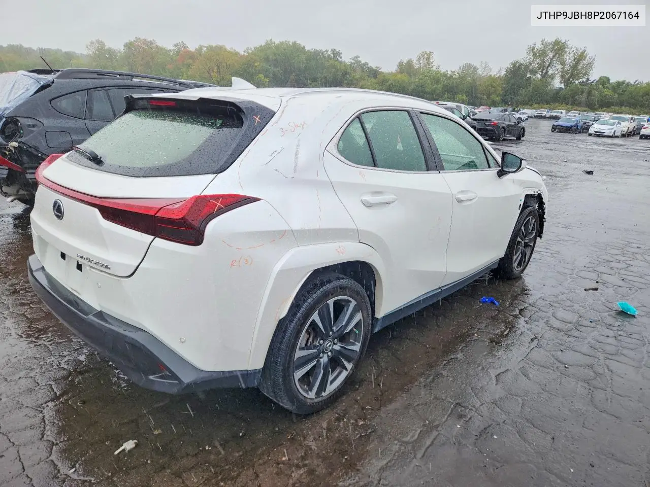 2023 LEXUS UX VIN JTHP9JBH8P2067164 — фото 3
