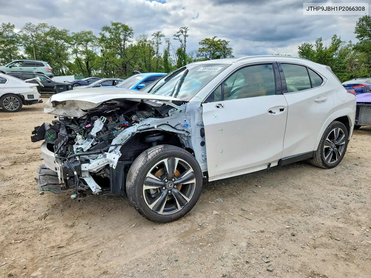 LEXUS UX 2023, VIN JTHP9JBH1P2066308