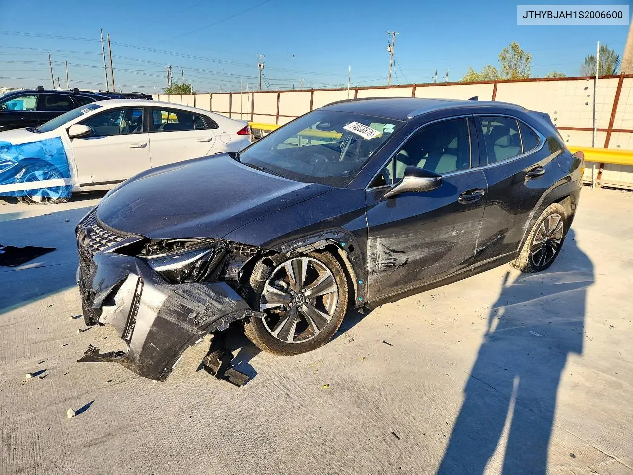 LEXUS UX 2025, VIN JTHYBJAH1S2006600