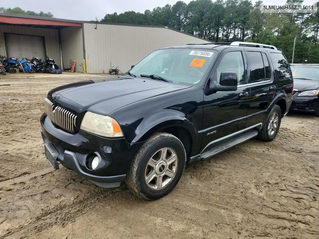LINCOLN AVIATOR 2005, VIN 5LMEU68H55ZJ15051