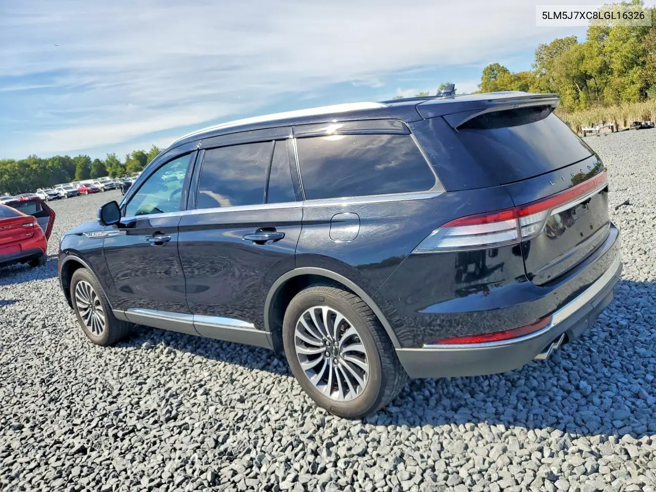 2020 LINCOLN AVIATOR VIN 5LM5J7XC8LGL16326 — фото 2