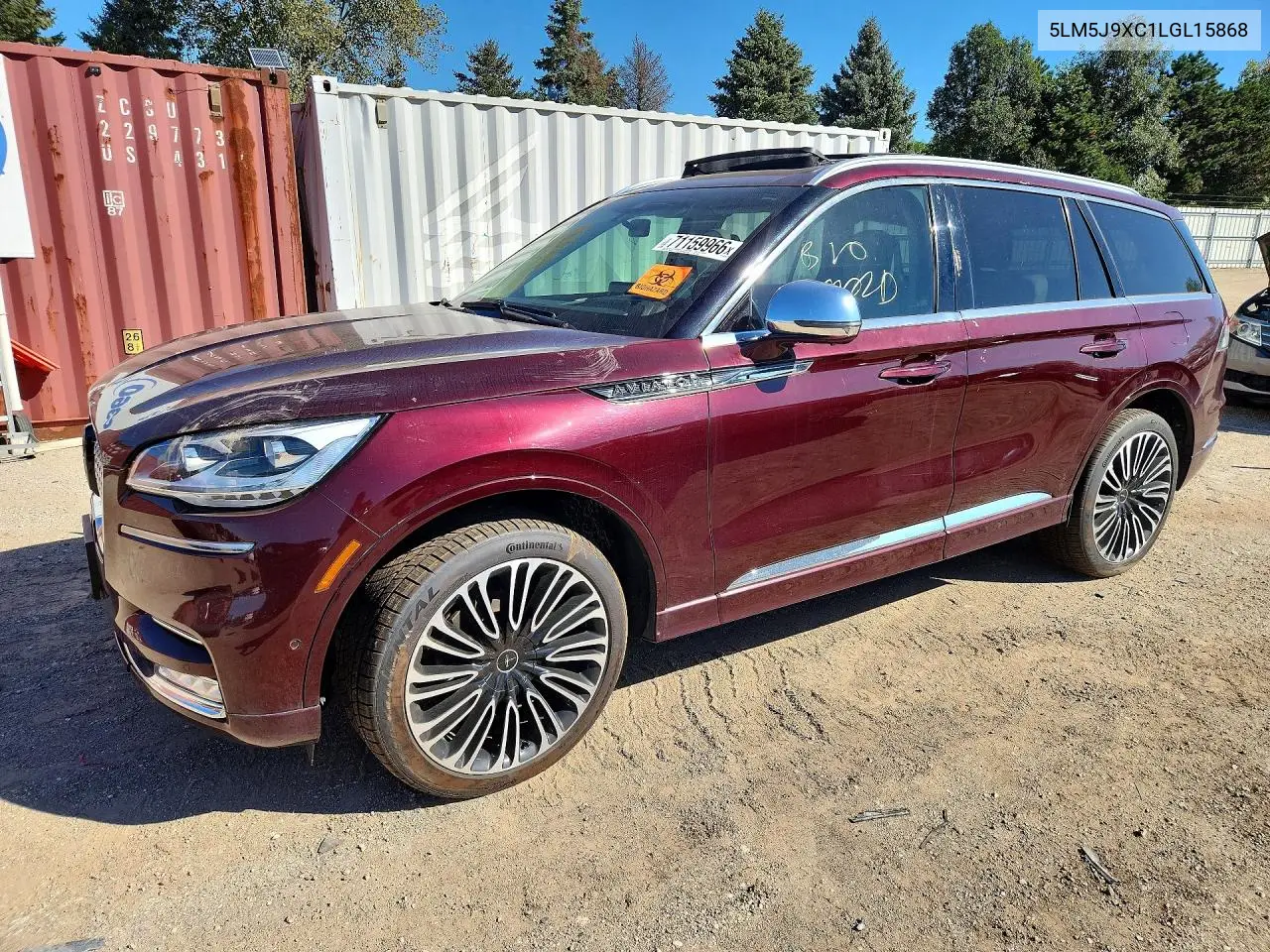 LINCOLN AVIATOR 2020, VIN 5LM5J9XC1LGL15868