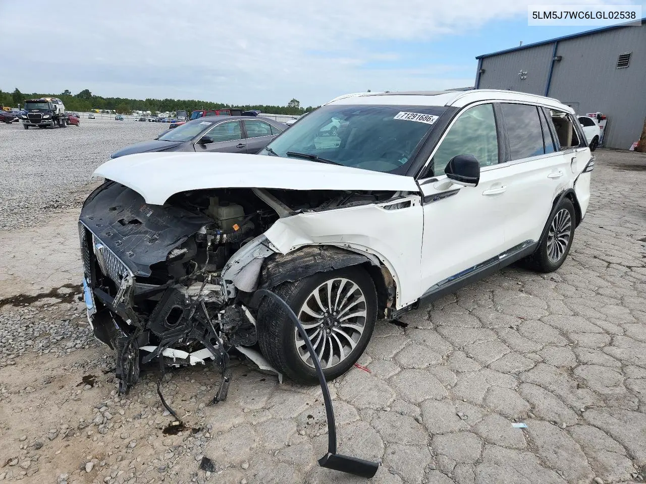 LINCOLN AVIATOR 2020, VIN 5LM5J7WC6LGL02538