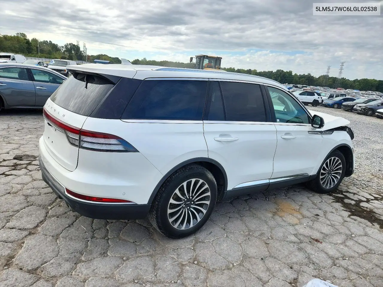 2020 LINCOLN AVIATOR VIN 5LM5J7WC6LGL02538 — фото 3
