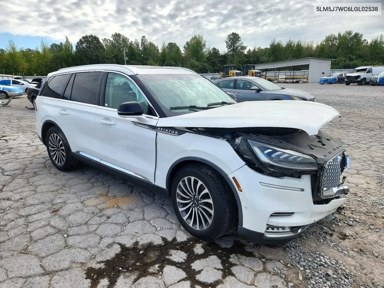 2020 LINCOLN AVIATOR VIN 5LM5J7WC6LGL02538 — фото 4