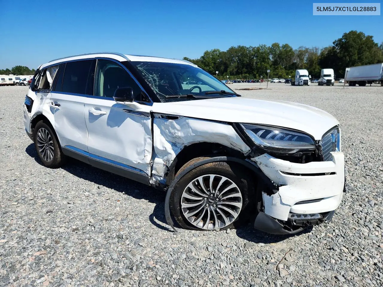 2020 LINCOLN AVIATOR VIN 5LM5J7XC1LGL28883 — фото 4