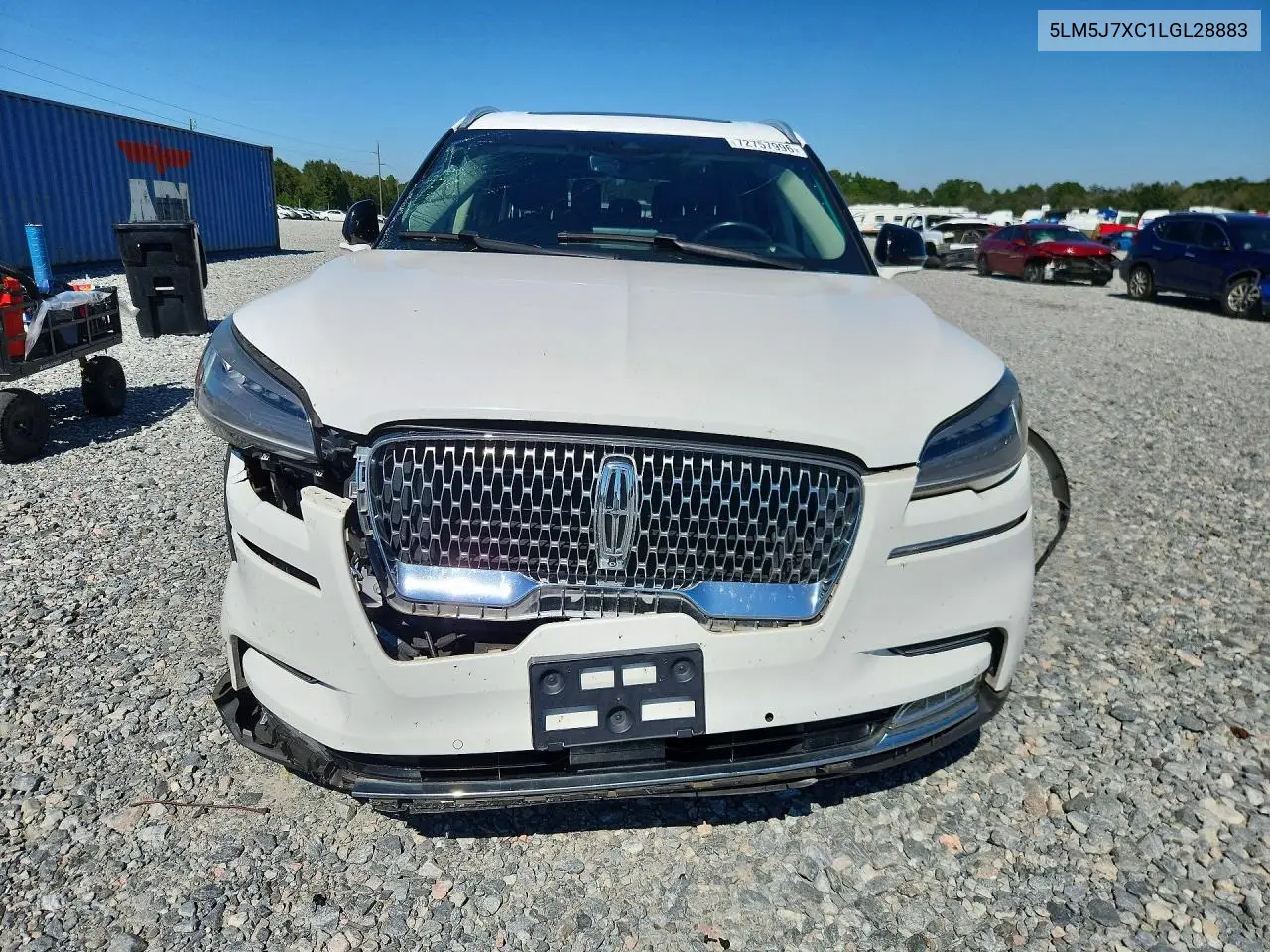 2020 LINCOLN AVIATOR VIN 5LM5J7XC1LGL28883 — фото 5