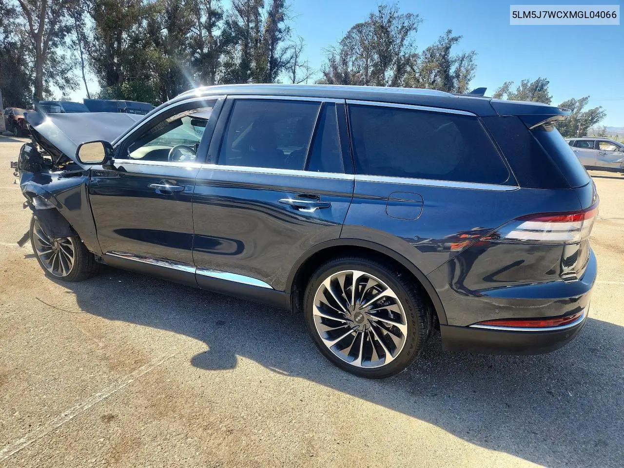 2021 LINCOLN AVIATOR VIN 5LM5J7WCXMGL04066 — фото 2