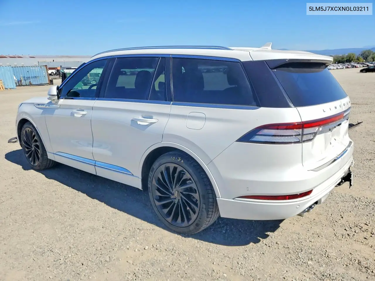 2022 LINCOLN AVIATOR VIN 5LM5J7XCXNGL03211 — фото 2