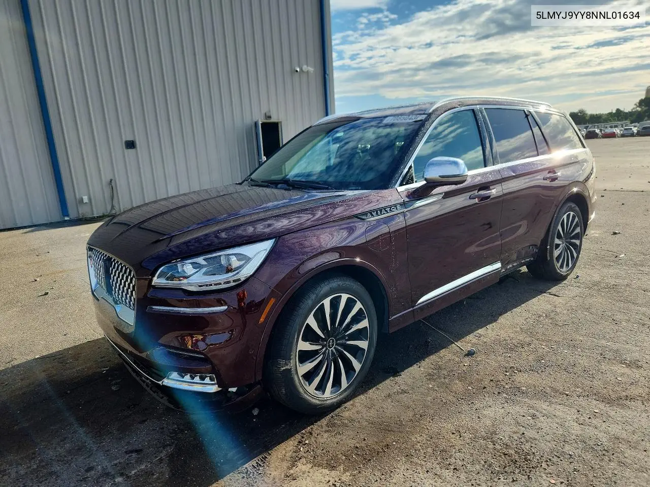 LINCOLN AVIATOR 2022, VIN 5LMYJ9YY8NNL01634